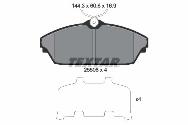 Передні тормозні колодки 271942100114 Tata