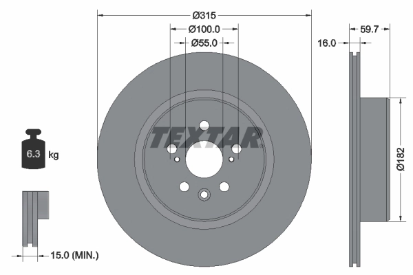 Гальмівні диски 4243120290 Toyota