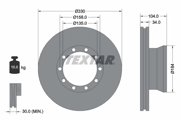 Купити 60097 Winsun Диск заднього гальма