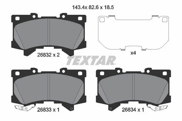 Купити DB15077XP DBA Колодки гальмівні передні, дискові
