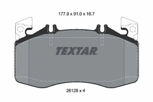 Гальмівні колодки Mercedes A0004202203 ціна, від 110.12 USD