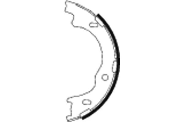 91068100 Textar Гальмівні колодки ручника