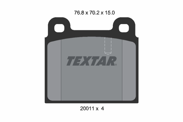 Передні тормозні колодки A001420772064 Mercedes