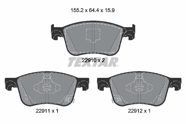 Передні тормозні колодки PN8819 Nibk