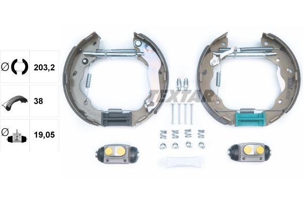 Купити 1619602880 Peugeot/Citroen Колодки гальмові задні, барабанні