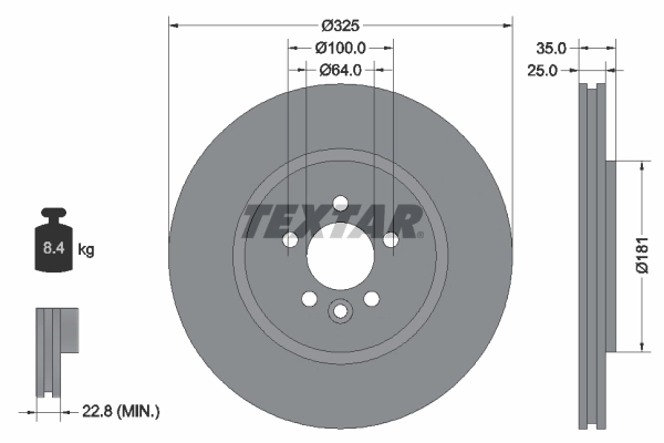 SDB000420 Rover Гальмо дискове переднє