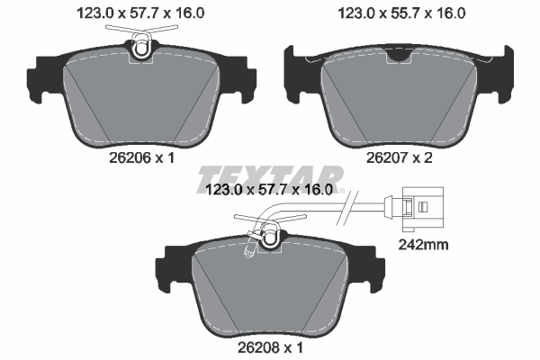 Передні тормозні колодки Z232229 Power Stop