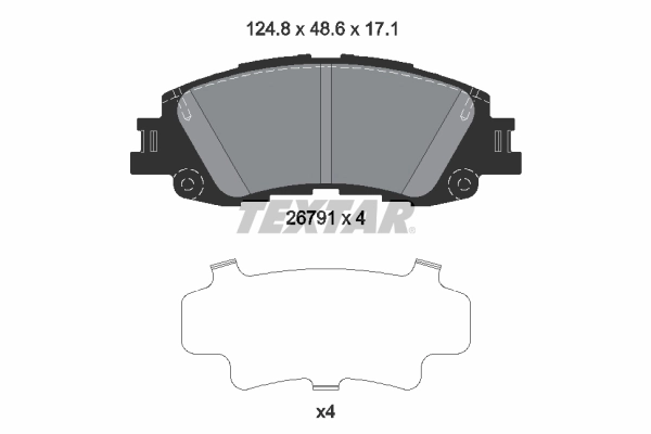 04465K0020 Toyota Передні гальмівні колодки