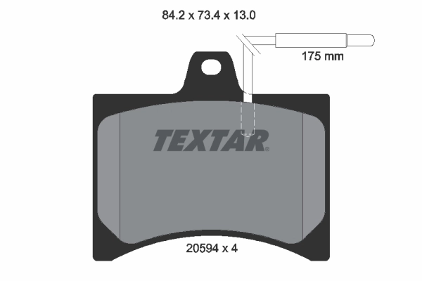 Тормозні колодки Peugeot/Citroen 75529822