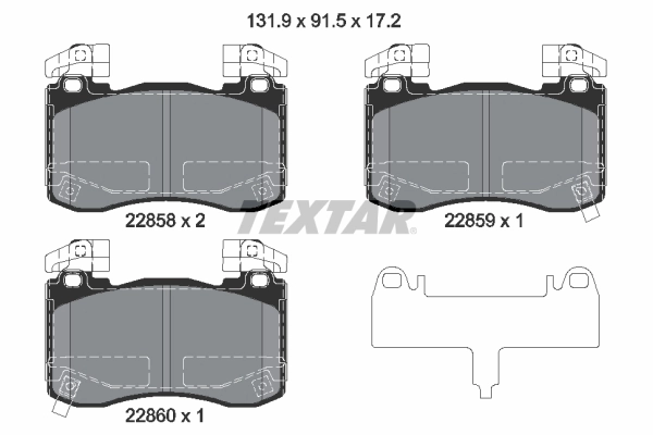 Передні тормозні колодки 58101J5A55 Hyundai/Kia