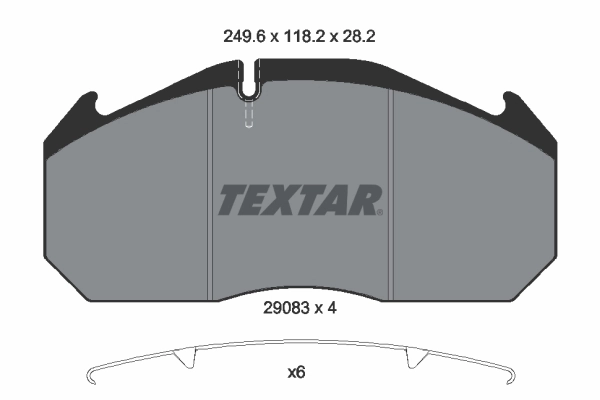 Передні тормозні колодки 5001848363 Renault (RVI)