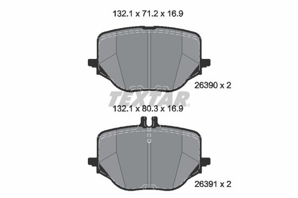 Задні гальмівні колодки Mercedes A0004209402 ціна, від 171.91 USD