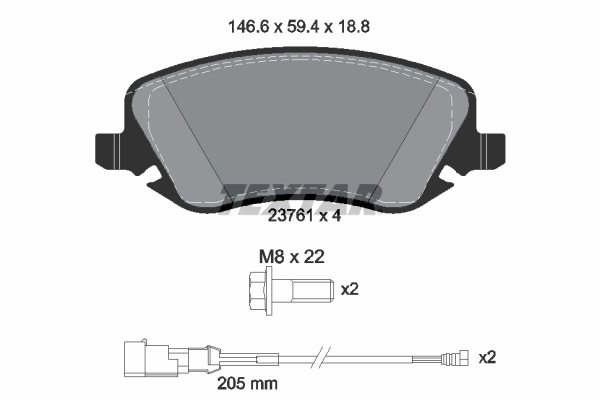 Гальмівні колодки Fiat/Alfa/Lancia 9949293 ціна, від 64.45 USD