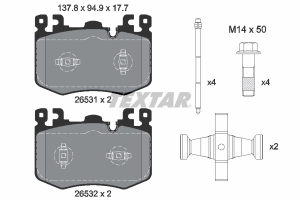 Купити 32300880 Volvo Колодки гальмівні передні, дискові