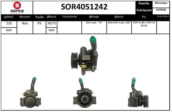 Купити 0054253 GKN-Spidan Насос гідравліки