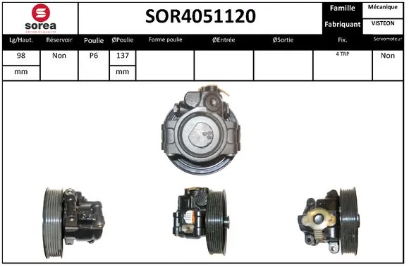 Купити P1332 Motorherz Насос гідравліки