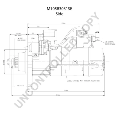 Купити M105R3031SE Prestolite Стартер