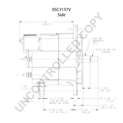 Генератор 8SC3157V Prestolite