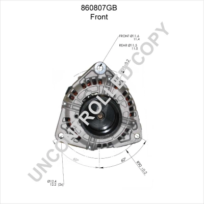 860807GB Prestolite Авто генератор