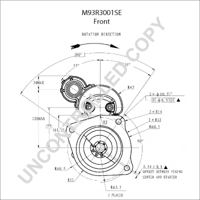 M93R3001SE Prestolite Стартер двигуна