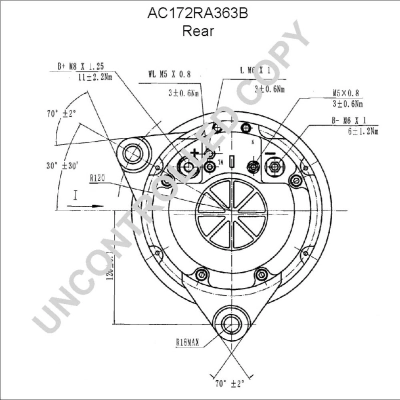 AC172RA363B Prestolite Авто генератор