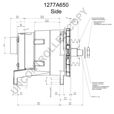 Генератор A0091547702 Mercedes