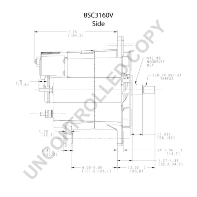 Генератор 8SC3160V Prestolite