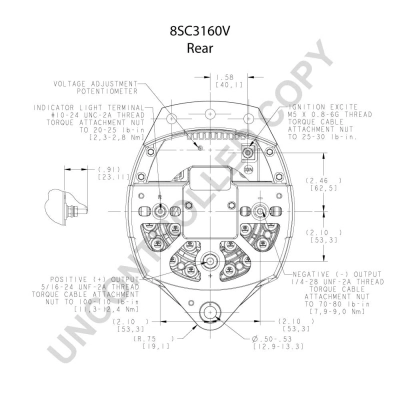 Купити 8SC3160V Prestolite Генератор