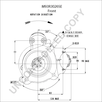 M93R3026SE Prestolite Стартер двигуна