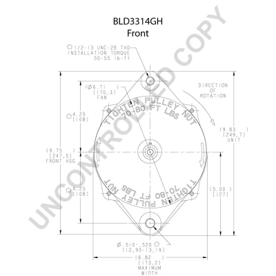 Генератор Prestolite BLD3314GH ціна, від 727.33 USD