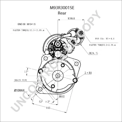 Стартер Prestolite M93R3001SE ціна, від 260.89 USD