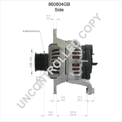 Генератор 7485003361 Renault (RVI)
