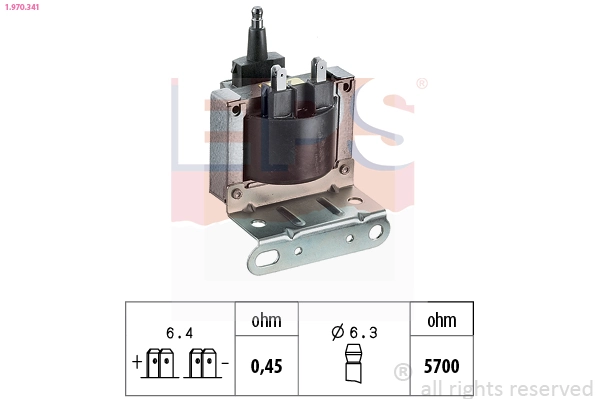 Котушка запалювання Polcar E030029 ціна, від 18.24 USD