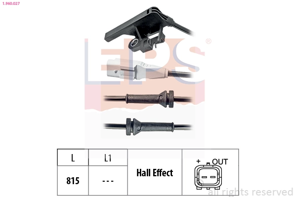 Купити MWSS117 Magneti Marelli Датчик АБС (ABS) задній