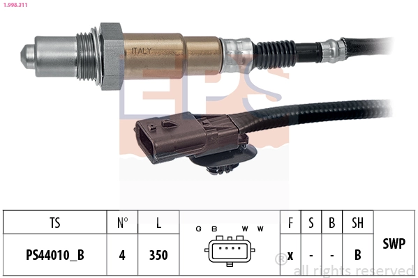 Лямбдазонд, датчик кисню до каталізатора OSM112 Magneti Marelli