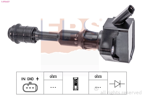 Котушка запалювання на Volvo XC90 II 256