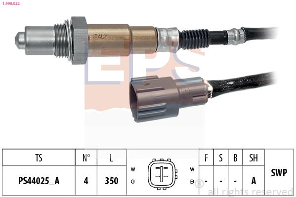 258006542 Bosch Лямбдазонд, датчик кисню до каталізатора