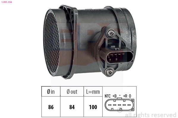 Датчик масової витрати повітря Bosch 280218341 ціна, від 87.67 USD