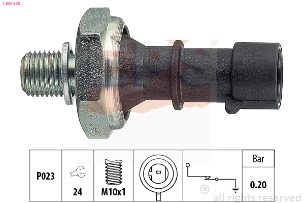 8973756630 Isuzu Датчик показника тиску масла