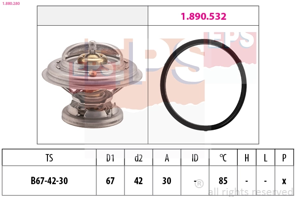 Купити 78057 Facet Термостат в корпусі