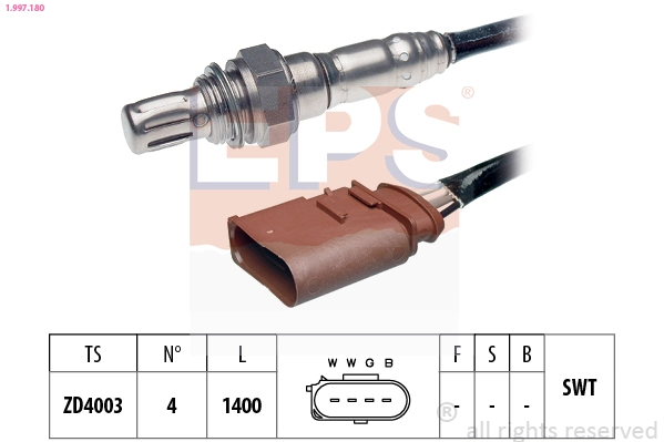 Лямбда датчик кисню Seat Inca фургон (6K9) (1995 - 2003) ціна, від 24.88 USD
