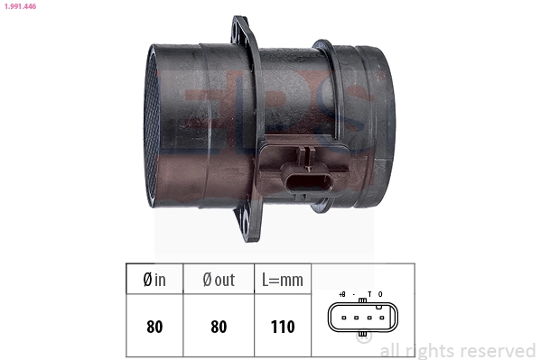 ДМРВ AMMQ19756 Magneti Marelli