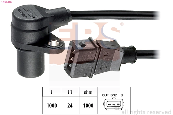 Датчик обертів колінвалу Polcar E100033 ціна, від 19.63 USD