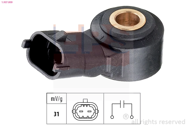 Датчик детонації Metzger 907030 ціна, від 13.84 USD