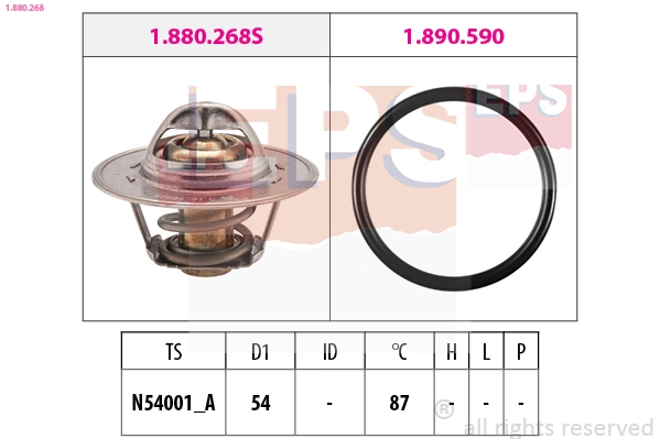 Термостат в зборі Tama D21003