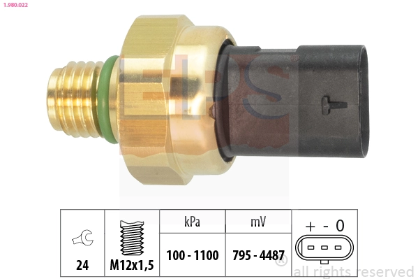 2529040 Ford Датчик показника тиску масла