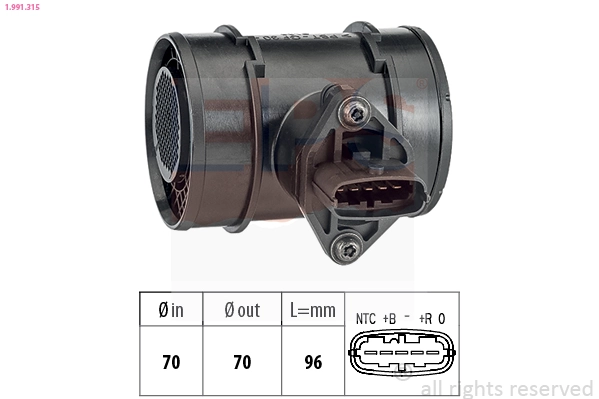 Датчик масової витрати повітря Maxgear FS108 ціна, від 42.29 USD