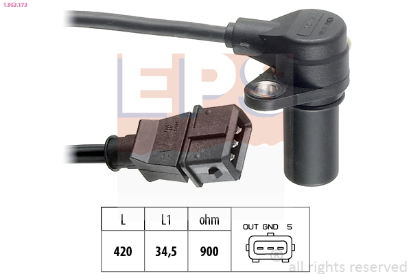 Датчик обертів колінвалу Magneti Marelli SAG121 ціна, від 14.53 USD