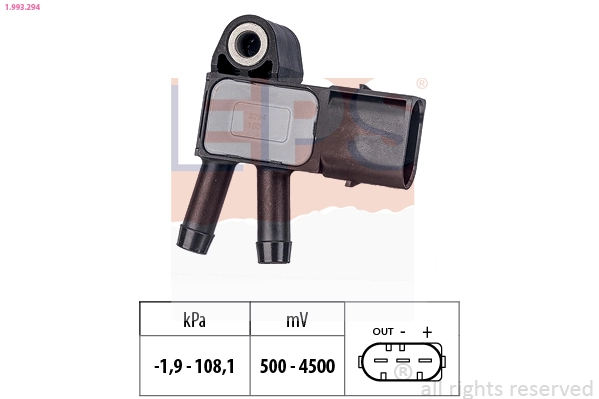 Купити A0281006214 Mercedes Датчик тиску вихлопних газів