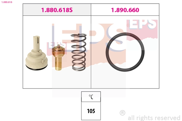 Купити TE0347 Magneti Marelli Термостат в корпусі